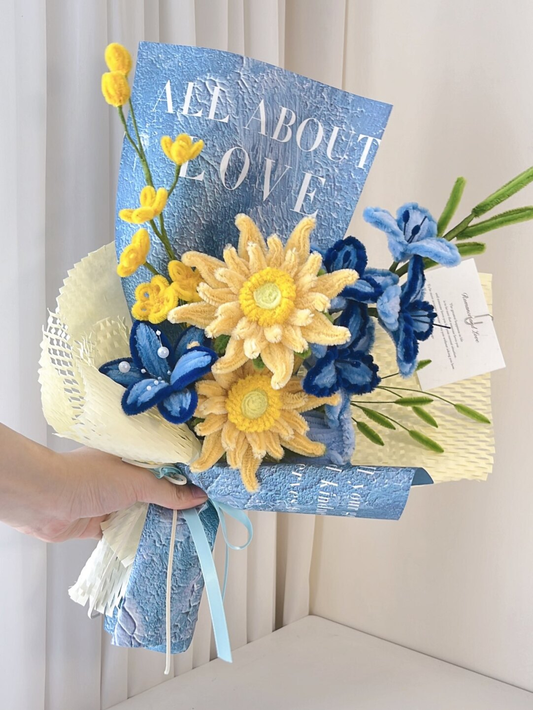 Twist Stick DIY Material Package Sunflower Bouquet Meeting Bouquet Creative Gift
