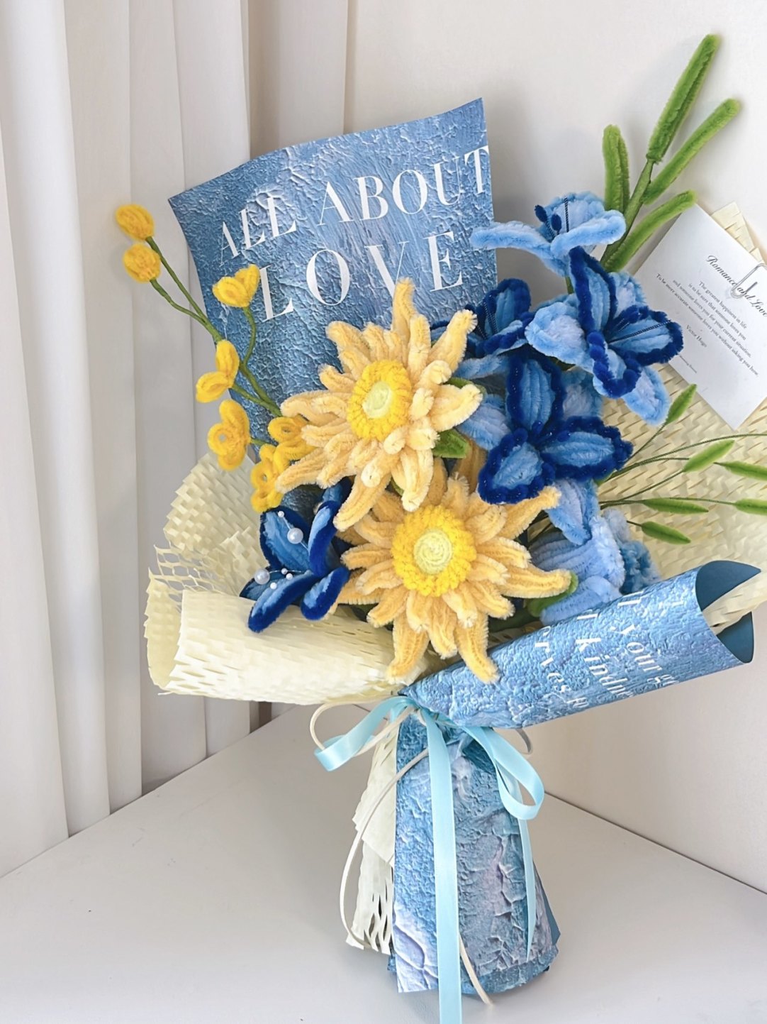 Twist Stick DIY Material Package Sunflower Bouquet Meeting Bouquet Creative Gift