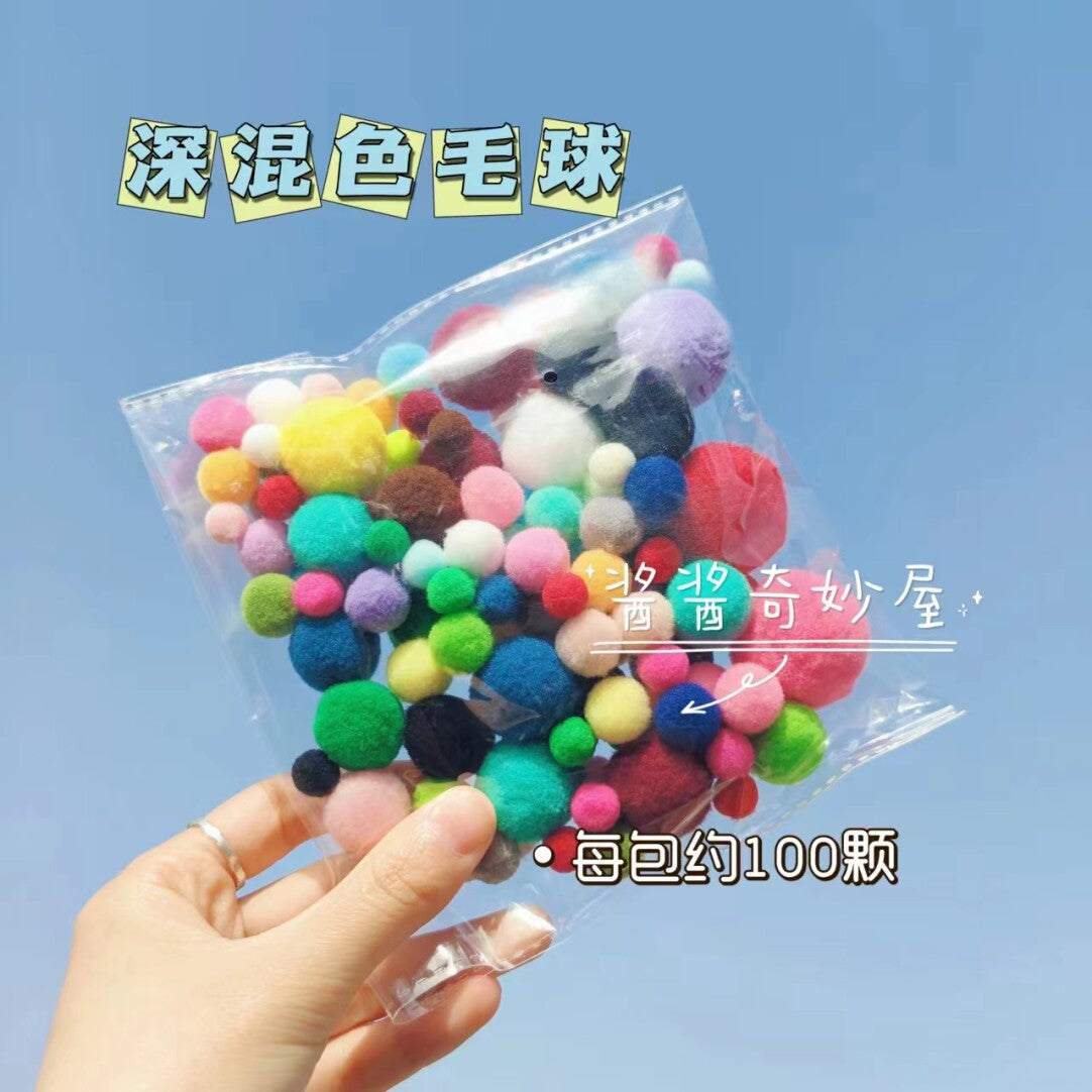 Twist Stick Macaron Color Chenille Stems Dense Colorful Chenille Patches Imitation Velvet Flowers Children's Bouquet DIY Craft Materials · Short Hot Melt Glue Sticks 3 Pieces
