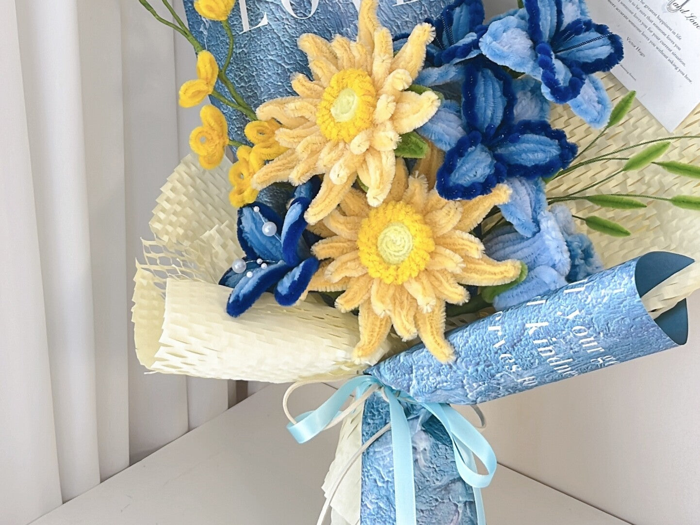 Twist Stick DIY Material Package Sunflower Bouquet Meeting Bouquet Creative Gift