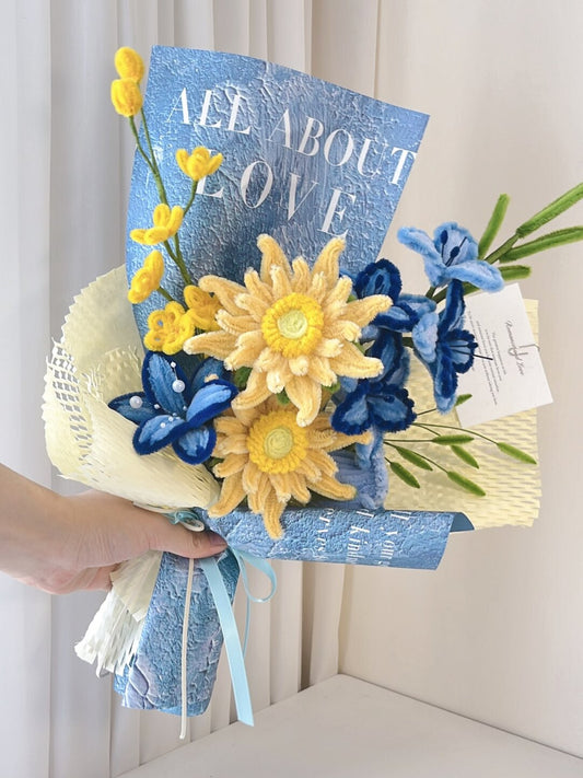 Twist Stick DIY Material Package Sunflower Bouquet Meeting Bouquet Creative Gift