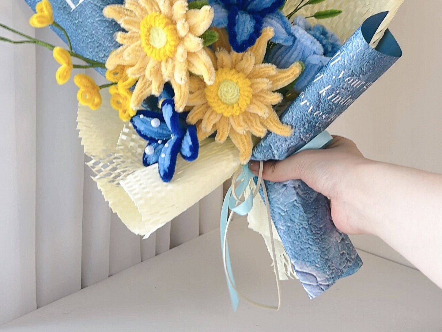 Twist Stick DIY Material Package Sunflower Bouquet Meeting Bouquet Creative Gift