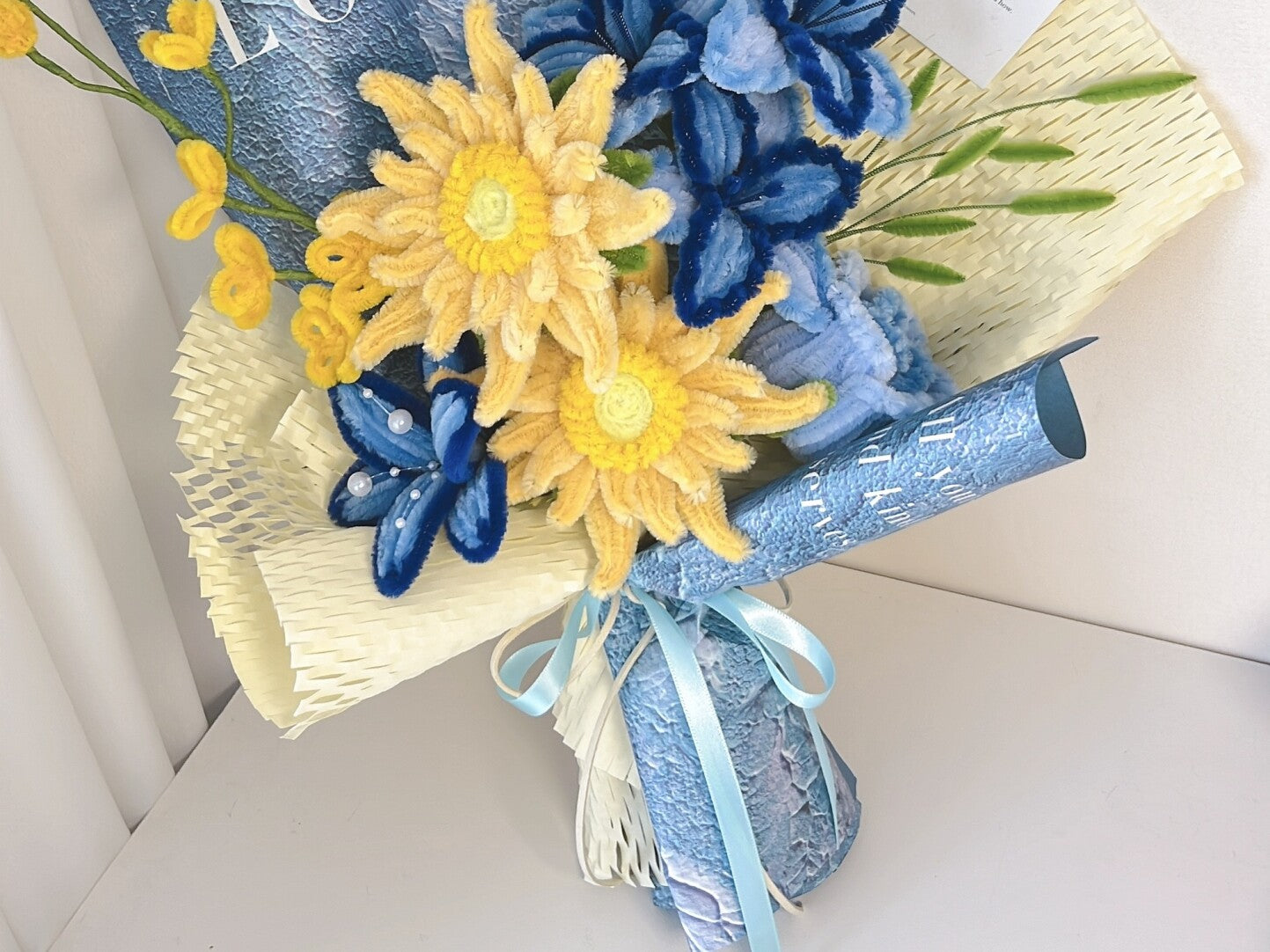 Twist Stick DIY Material Package Sunflower Bouquet Meeting Bouquet Creative Gift