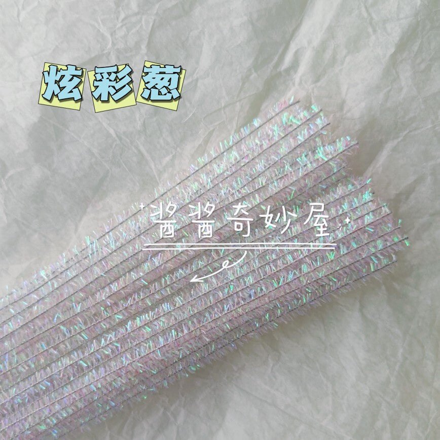 Twist Stick Macaron Color Chenille Stems Dense Colorful Chenille Patches Imitation Velvet Flowers Children's Bouquet DIY Craft Materials · Short Hot Melt Glue Sticks 3 Pieces