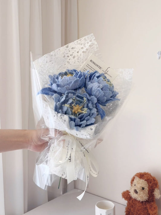 Twist Stick DIY Kit/Peony Bouquet/Meeting Small Bouquet/Handmade Gift · Pink