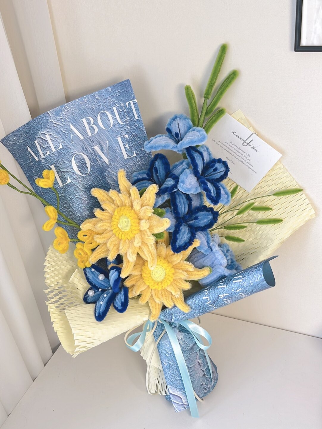 Twist Stick DIY Material Package Sunflower Bouquet Meeting Bouquet Creative Gift