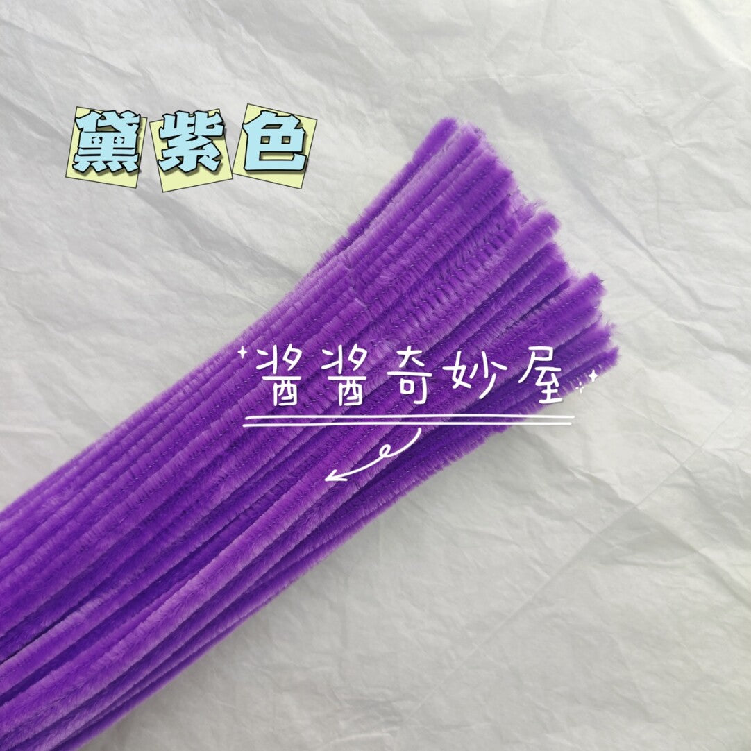 Twist Stick Macaron Color Chenille Stems Dense Colorful Chenille Patches Imitation Velvet Flowers Children's Bouquet DIY Craft Materials · Short Hot Melt Glue Sticks 3 Pieces